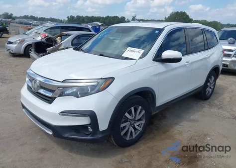 2020 Honda Pilot 2Wd Ex-L z USA, uszkodzony, nr VIN 5FNYF5H54LB019493